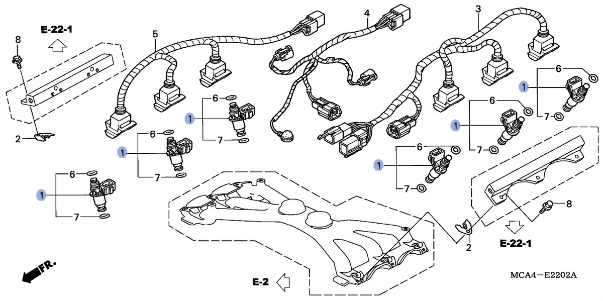 Honda OEM part 16450-MCA-003