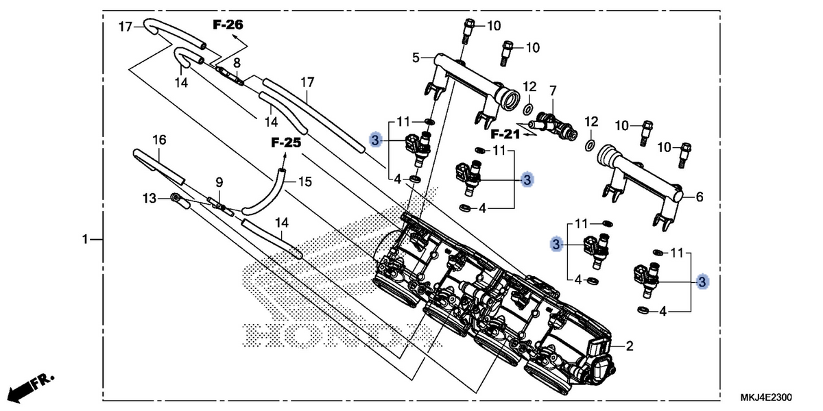 Honda OEM part 16450-MFP-601
