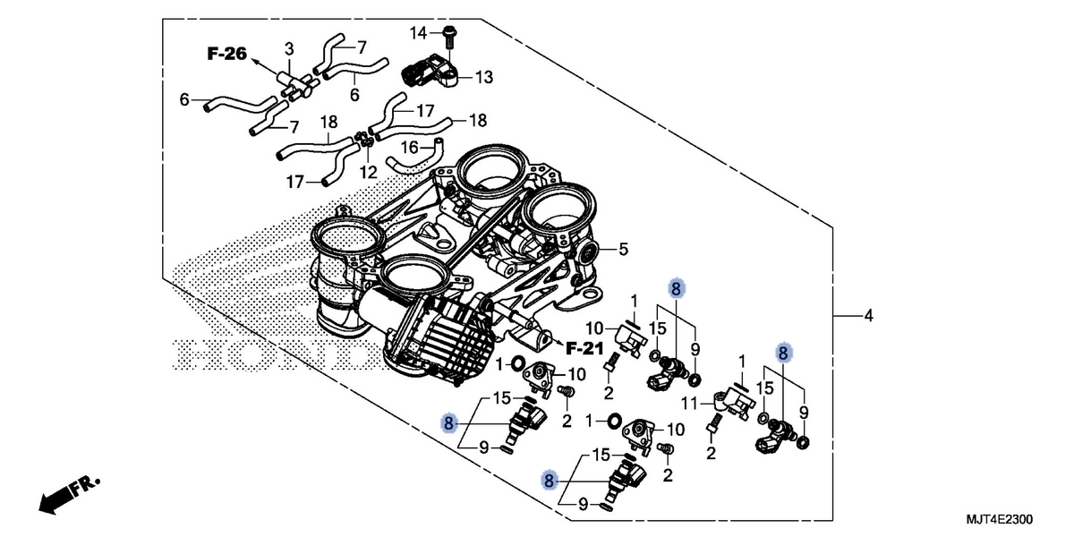 Honda OEM part 16450-MJT-E01