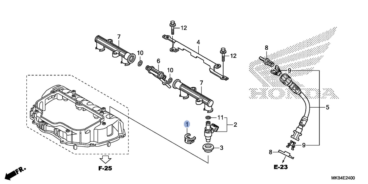 Honda OEM part 16451-MFL-000