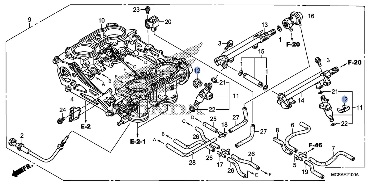 Honda OEM part 16451-PLC-000