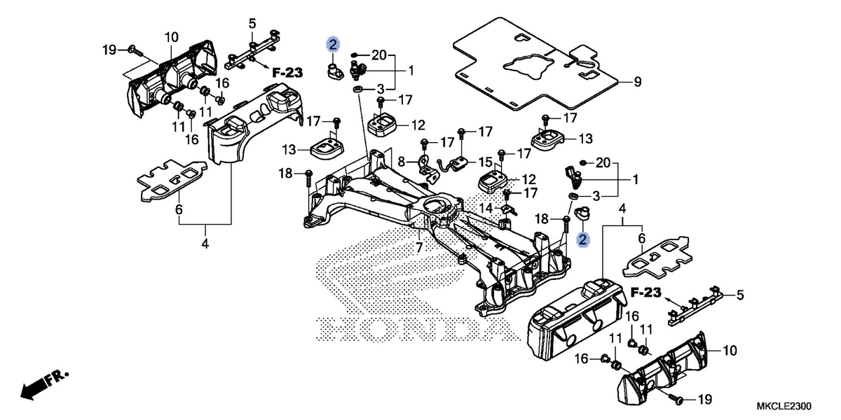 Honda OEM part 16459-MKC-A00