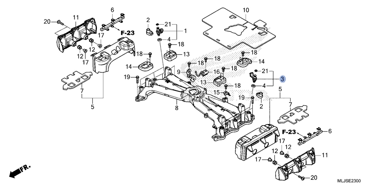 Honda OEM part 16460-MLJ-M01