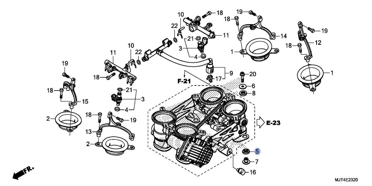 Honda OEM part 16481-MJT-E00
