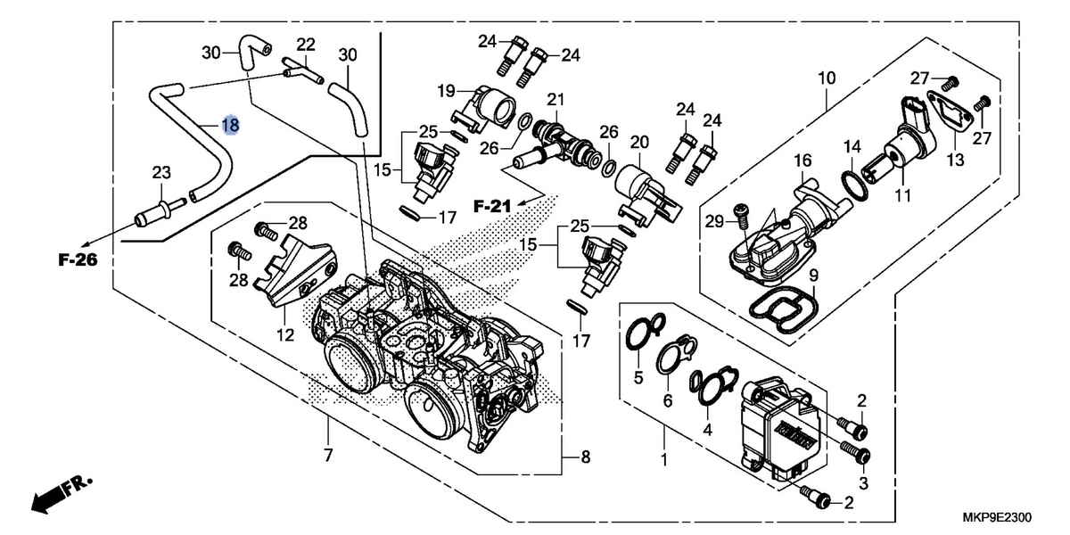 Honda OEM part 16482-MGZ-A01