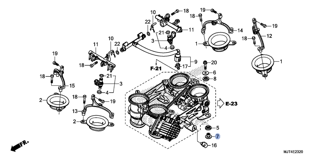 Honda OEM part 16483-MJT-E00