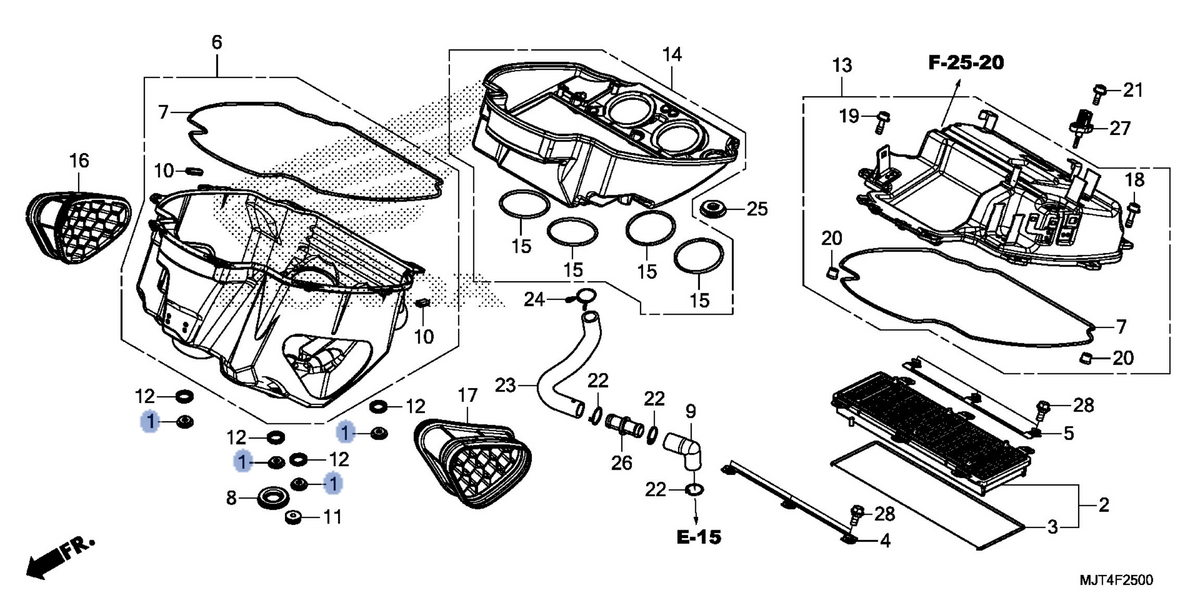 Honda OEM part 16484-MJT-E00
