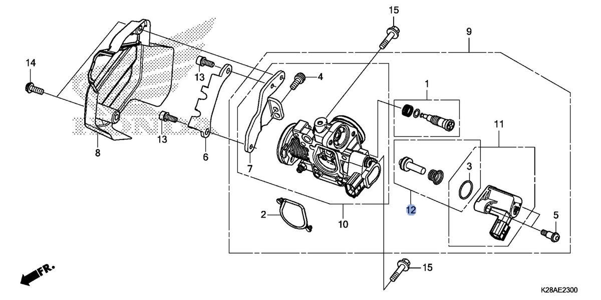 Honda OEM part 16485-KVB-S51