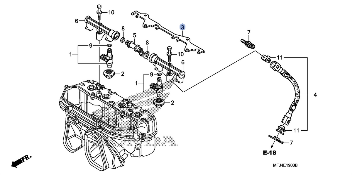 Honda OEM part 16501-MFJ-D00
