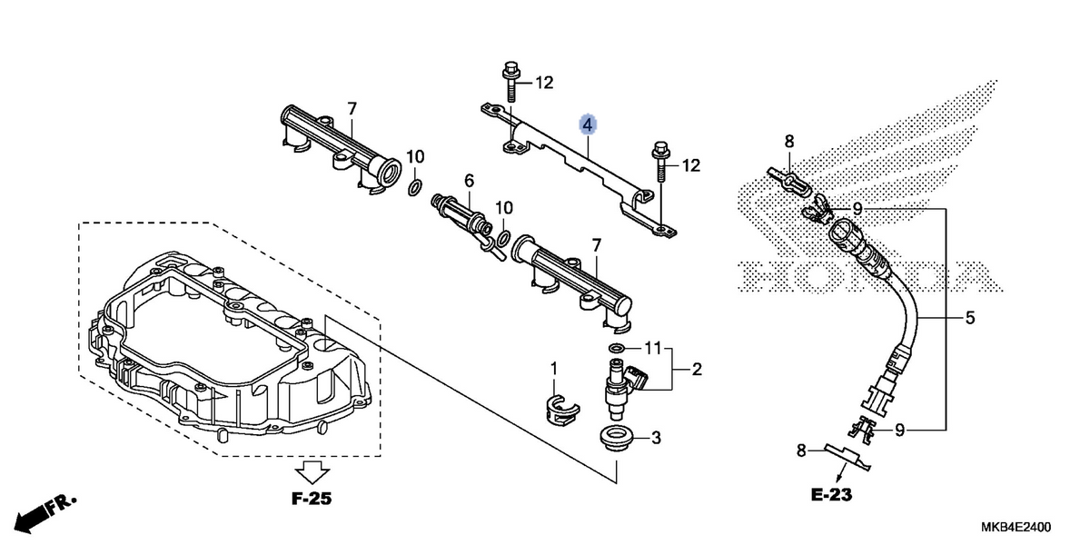 Honda OEM part 16501-MFL-000
