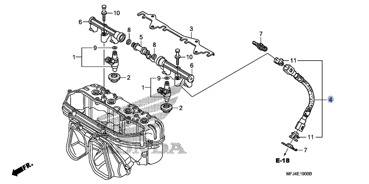 Honda OEM part 16527-MFJ-D01