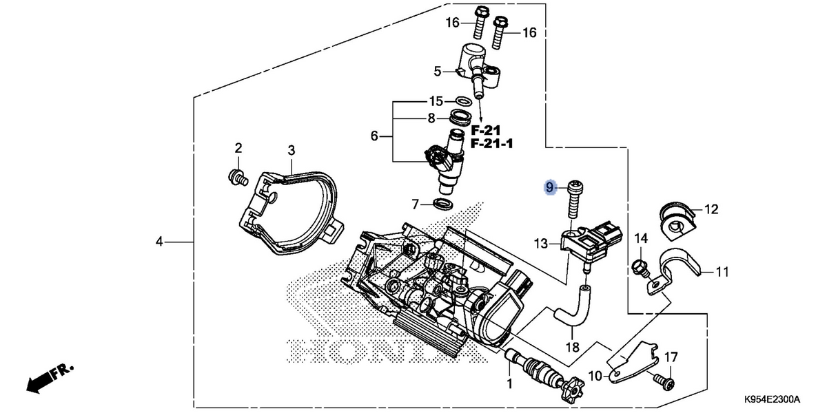 Honda OEM part 16542-MEN-A41