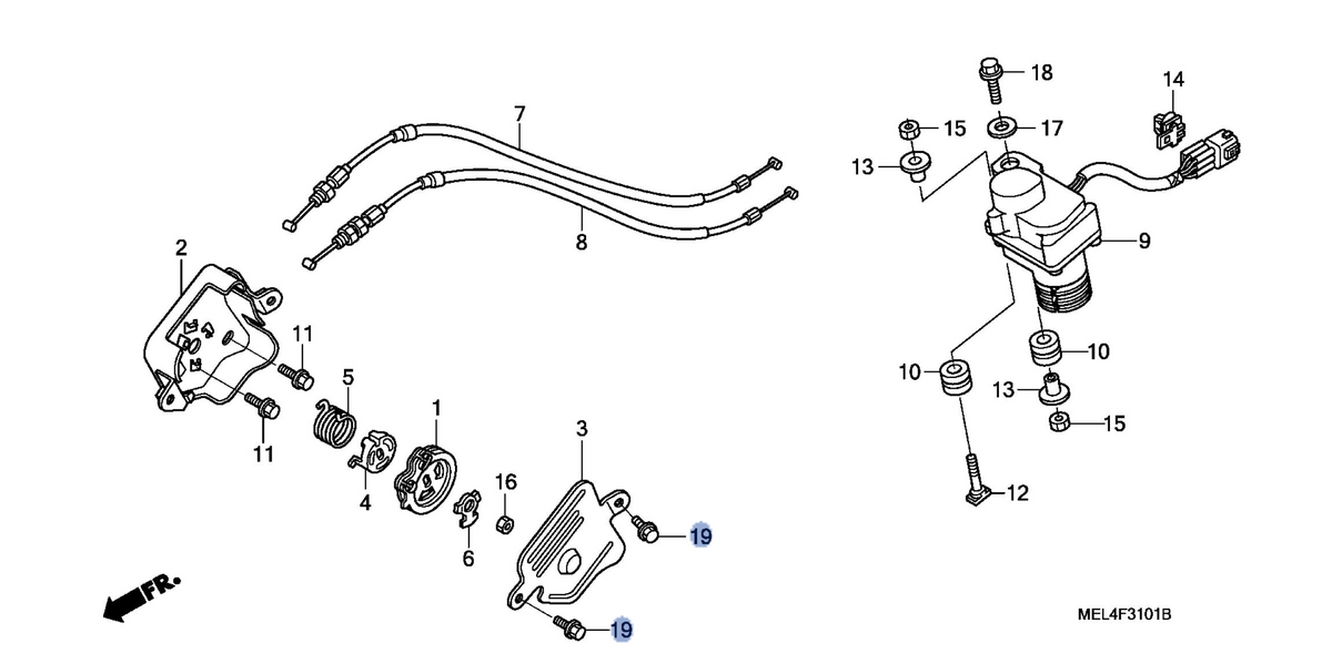 Honda OEM part 16546-HW4-680