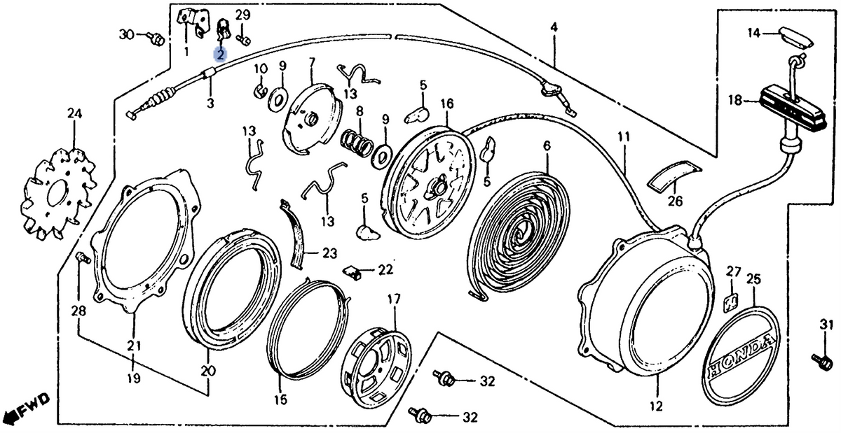 Honda OEM part 16582-883-300