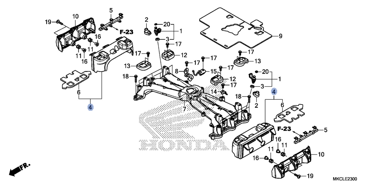 Honda OEM part 16600-MKC-A00