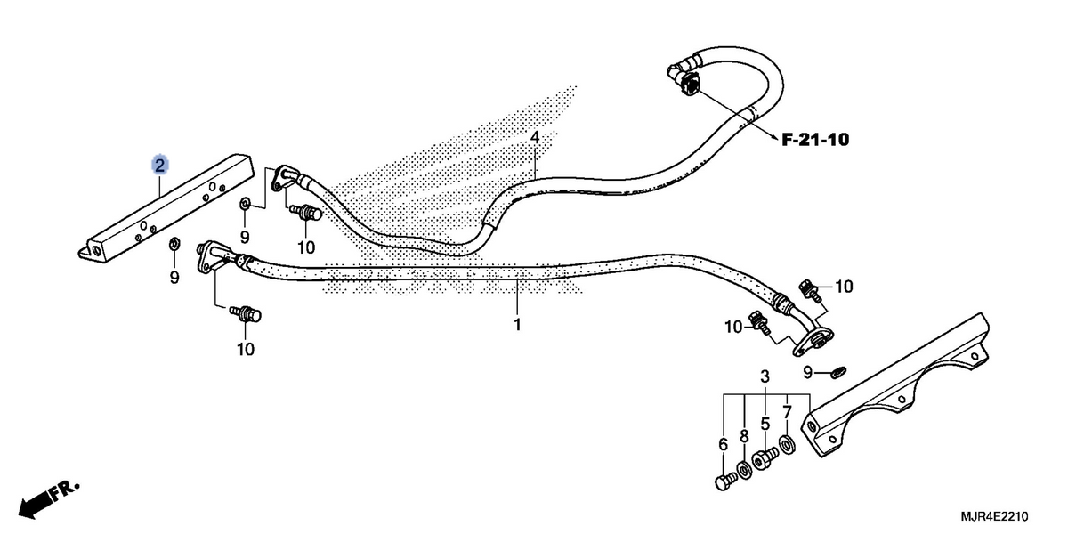 Honda OEM part 16610-MJR-670
