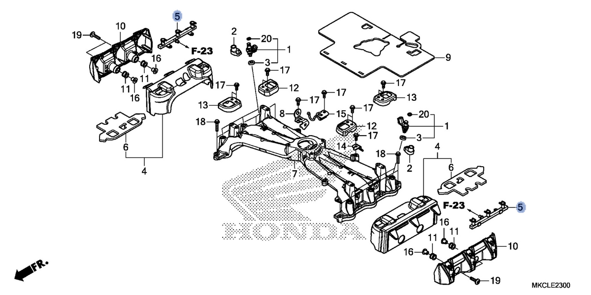 Honda OEM part 16610-MKC-A00