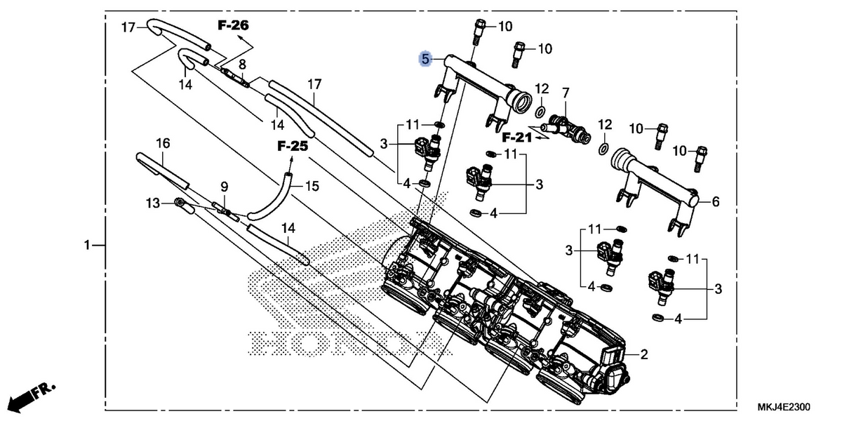 Honda OEM part 16610-MKJ-D01