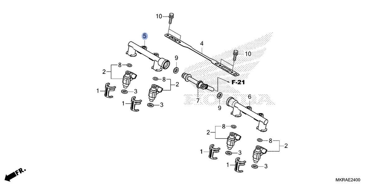 Honda OEM part 16610-MKR-D11