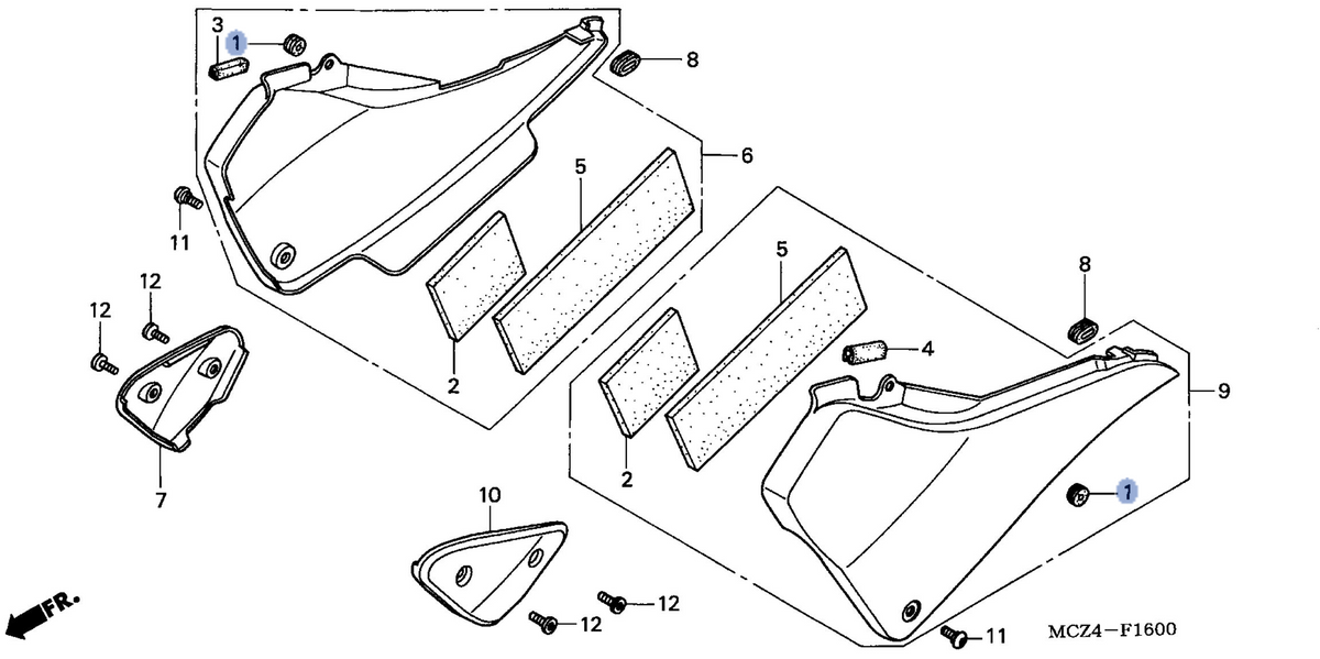 Honda OEM part 16613-893-000