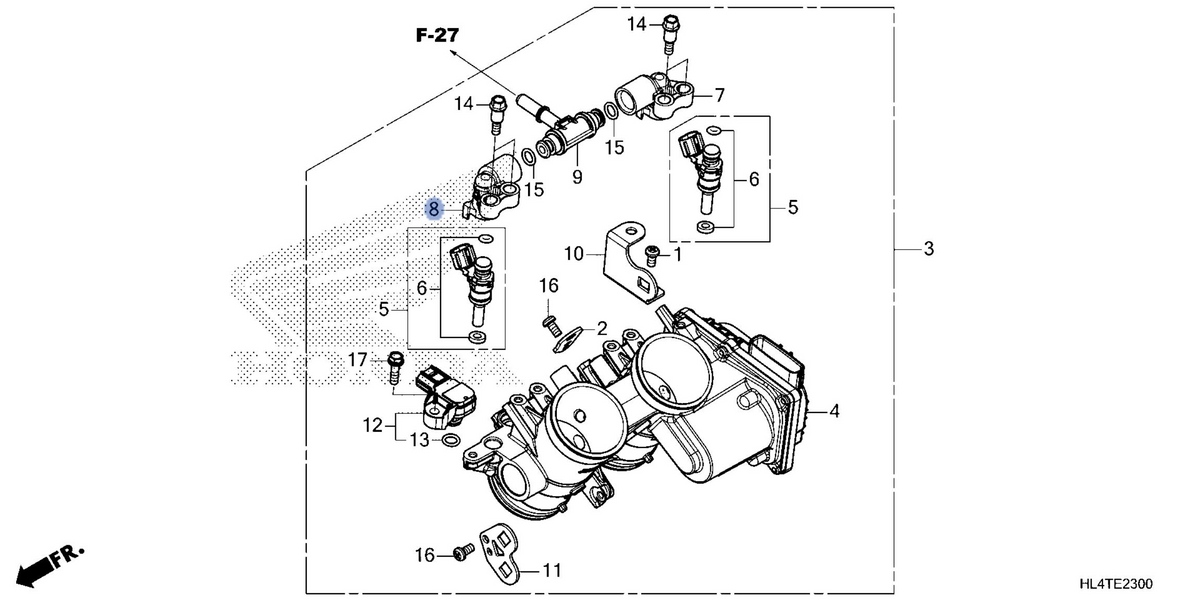 Honda OEM part 16620-HL4-B71
