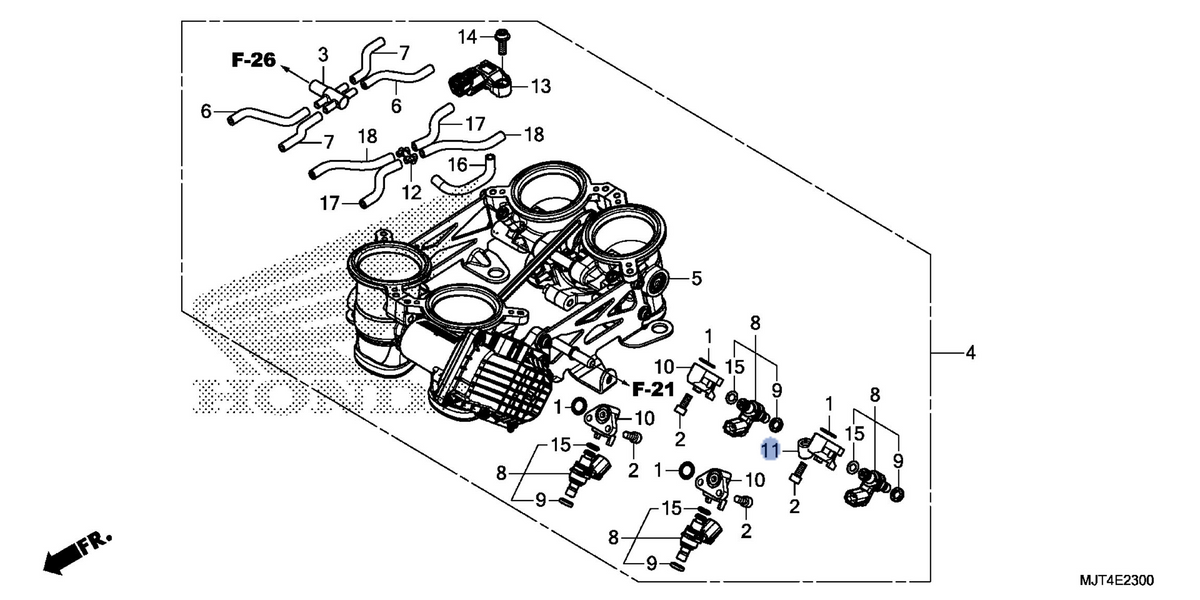 Honda OEM part 16620-MJT-E00