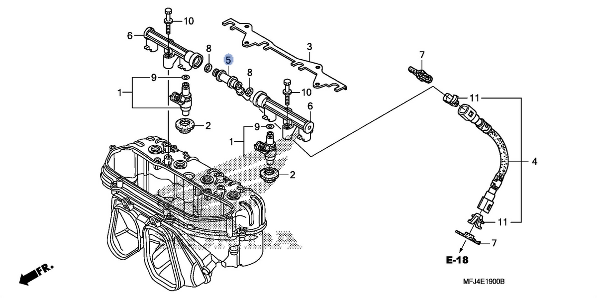 Honda OEM part 16630-MFJ-D00