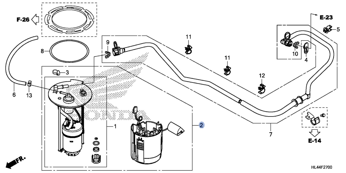 Honda OEM part 16700-HL3-A02