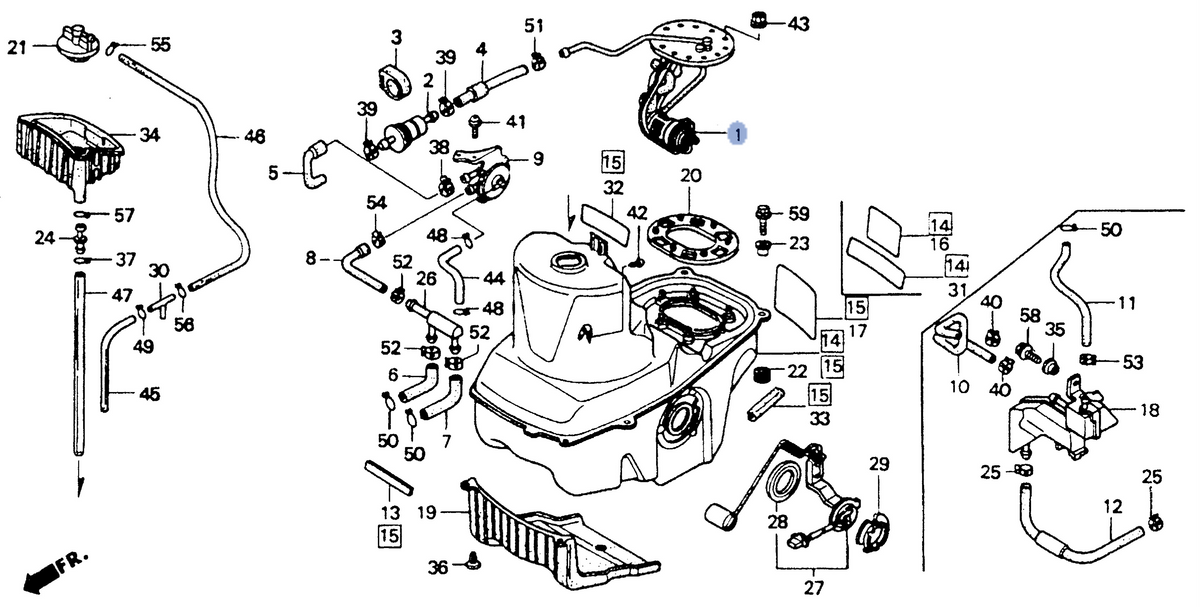 Honda OEM part 16700-MT3-010