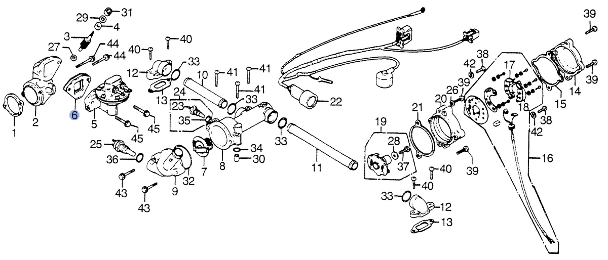 Honda OEM part 16701-634-000
