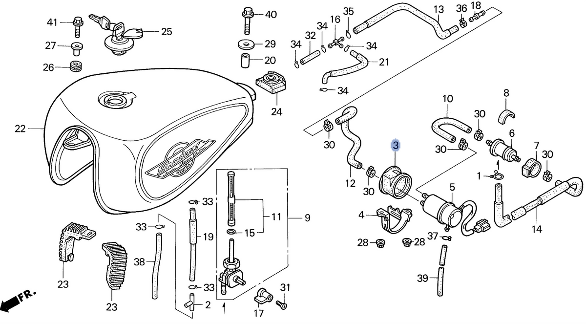 Honda OEM part 16701-MAA-000