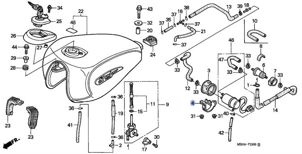 Honda OEM part 16703-MCK-A00