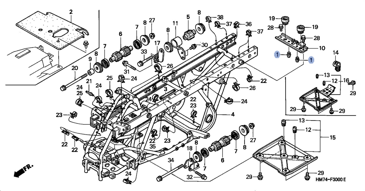 Honda OEM part 16704-MT7-000