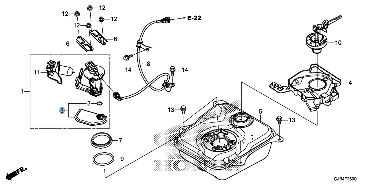 Honda OEM part 16707-GGZ-J01