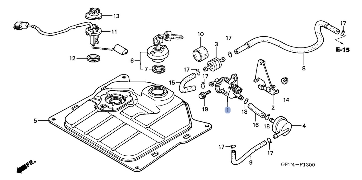 Honda OEM part 16710-GET-013