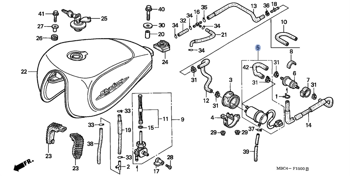 Honda OEM part 16710-MAH-305