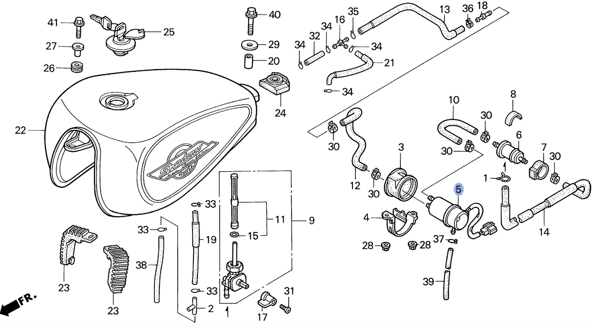 Honda OEM part 16710-MAH-753