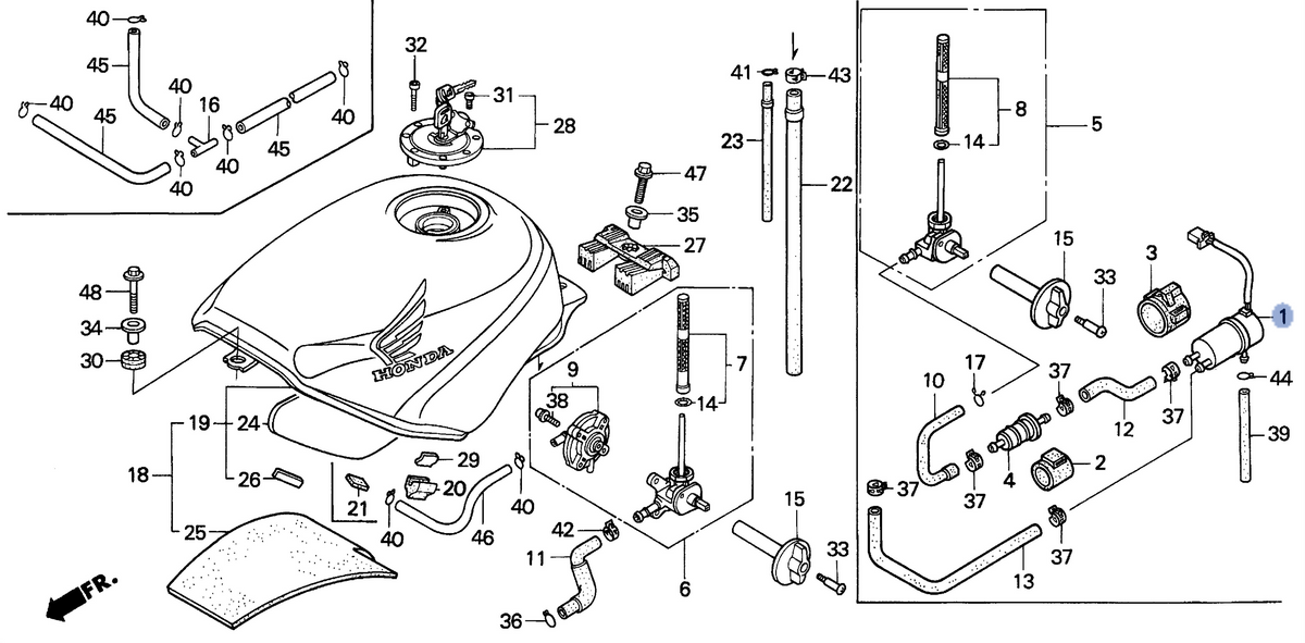Honda OEM part 16710-MAL-601