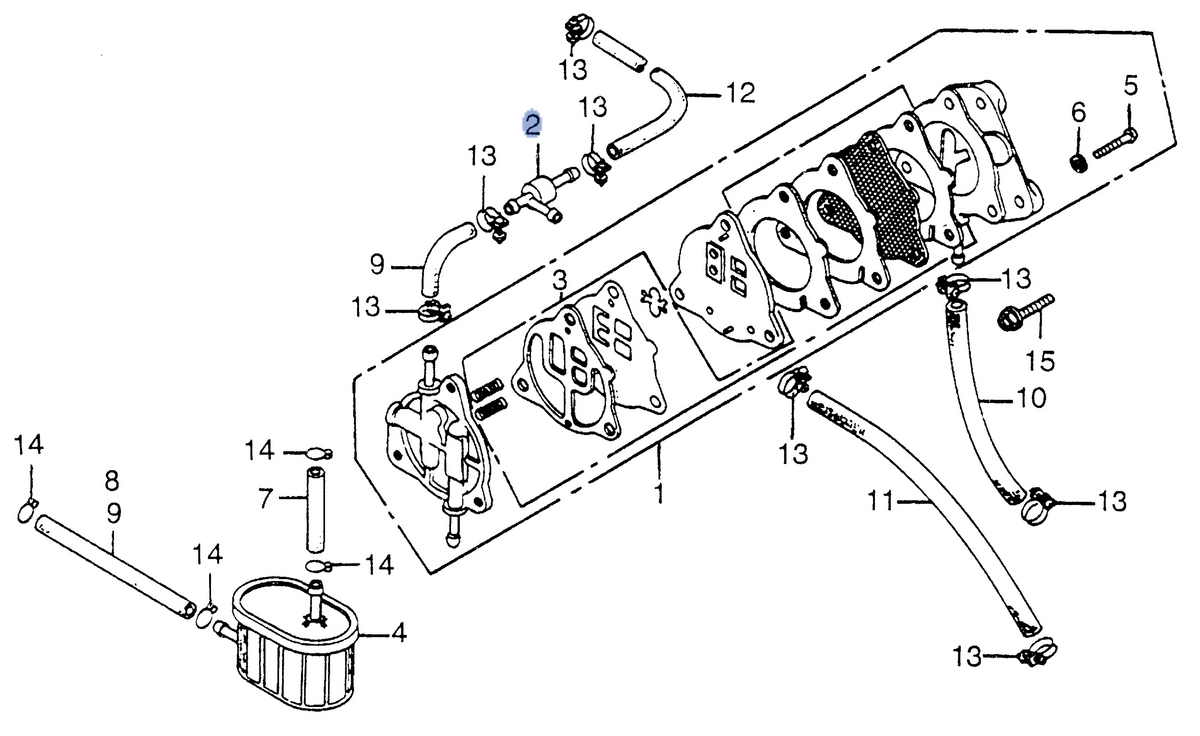 Honda OEM part 16710-VM0-770