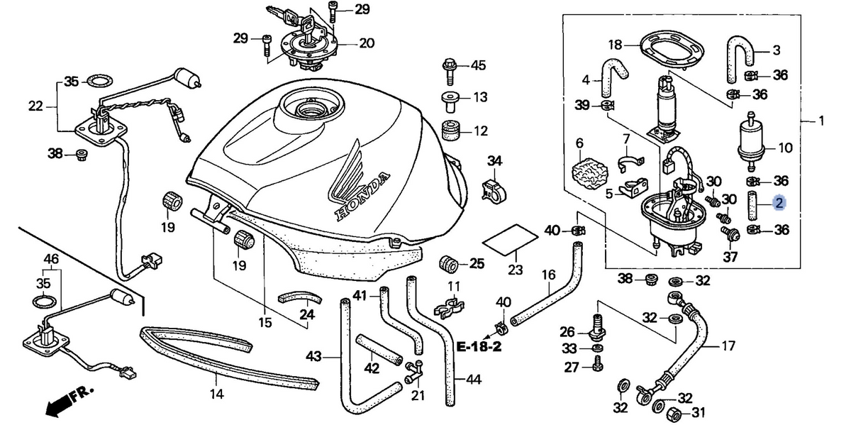 Honda OEM part 16711-MAT-D00