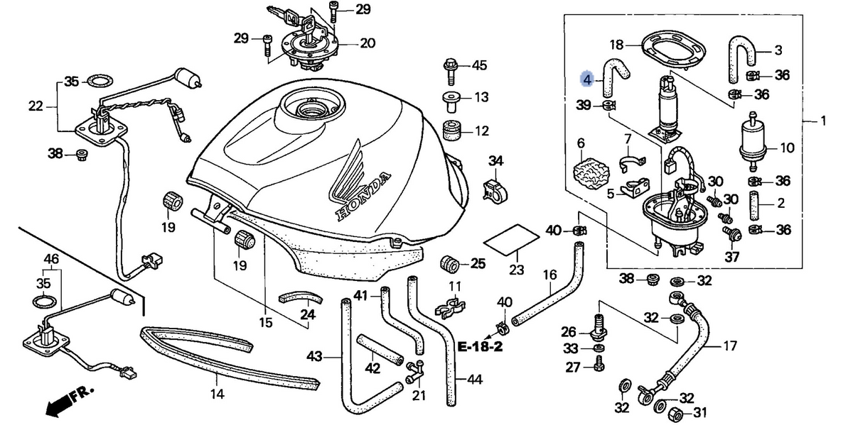 Honda OEM part 16713-MBG-010