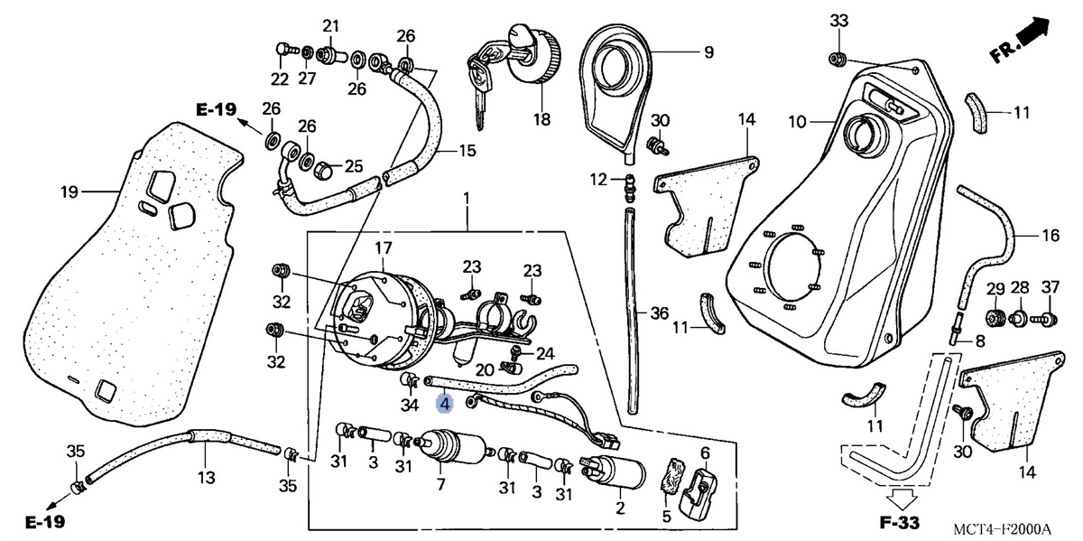 Honda OEM part 16713-MCT-000