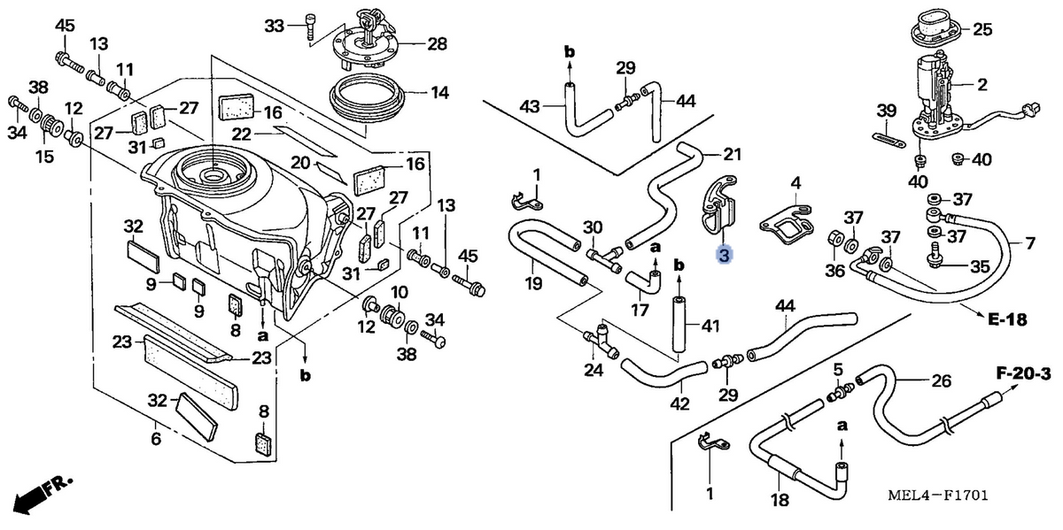 Honda OEM part 16723-MEL-D20