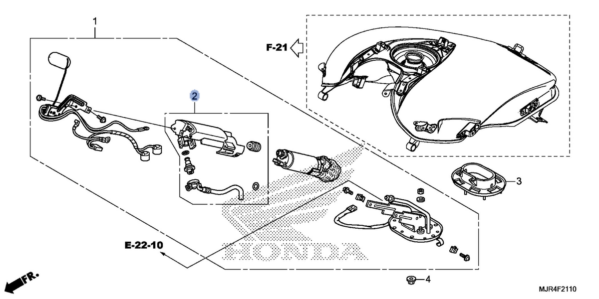 Honda OEM part 16730-MGH-641