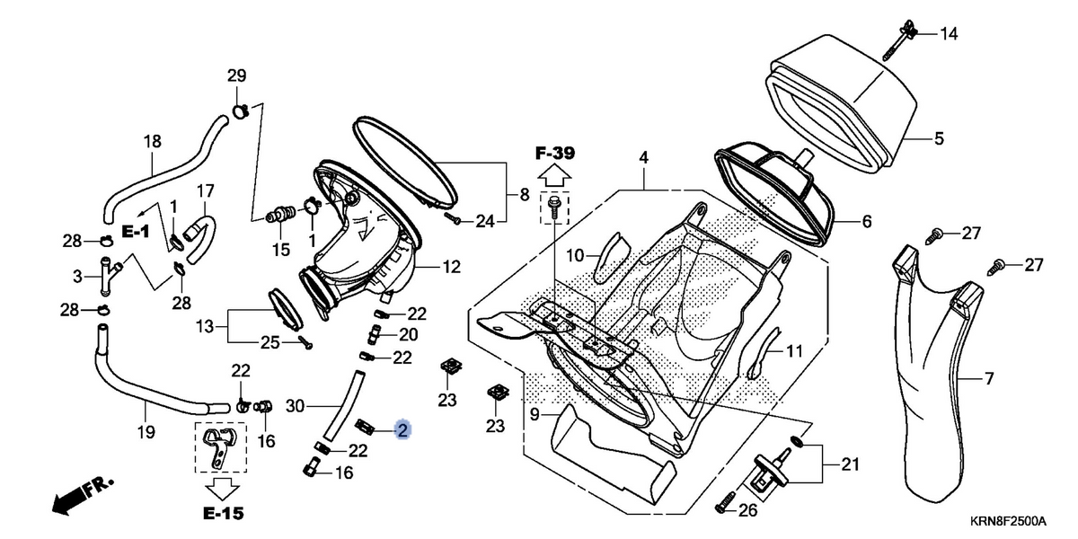 Honda OEM part 16731-MEN-A71
