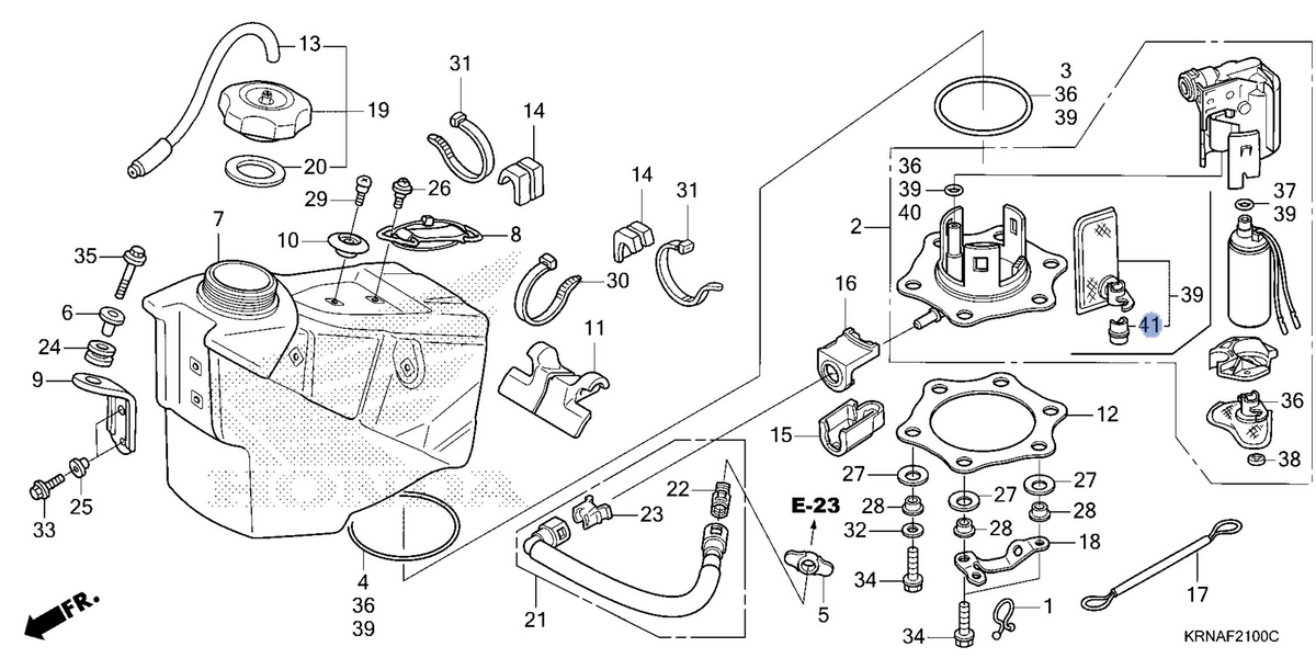 Honda OEM part 16735-MEN-A51