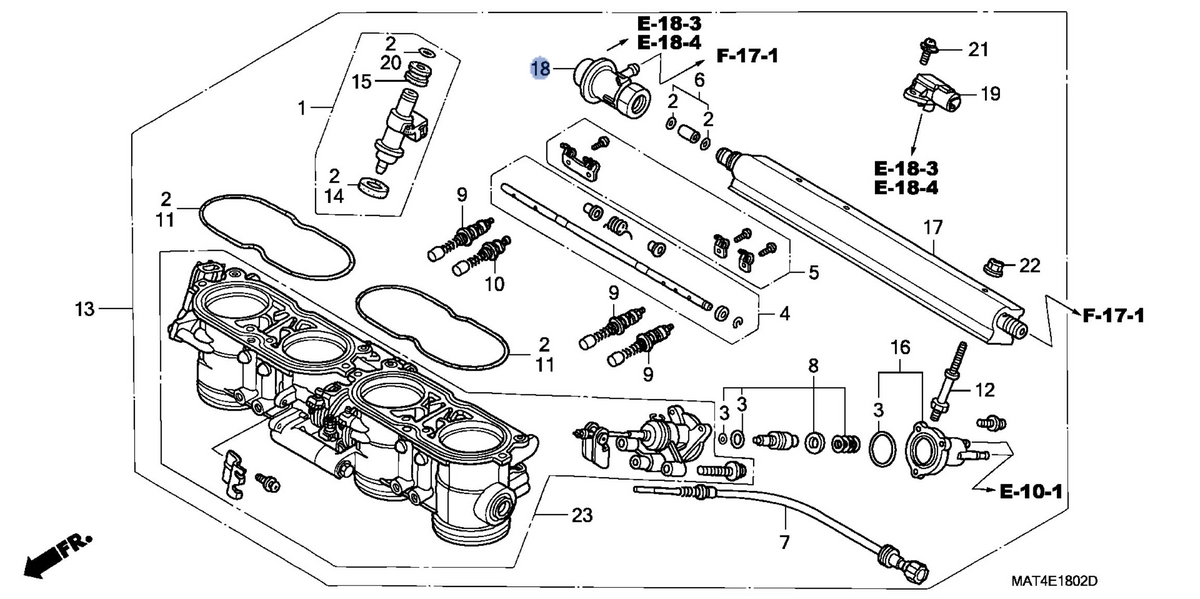 Honda OEM part 16740-MAT-E21
