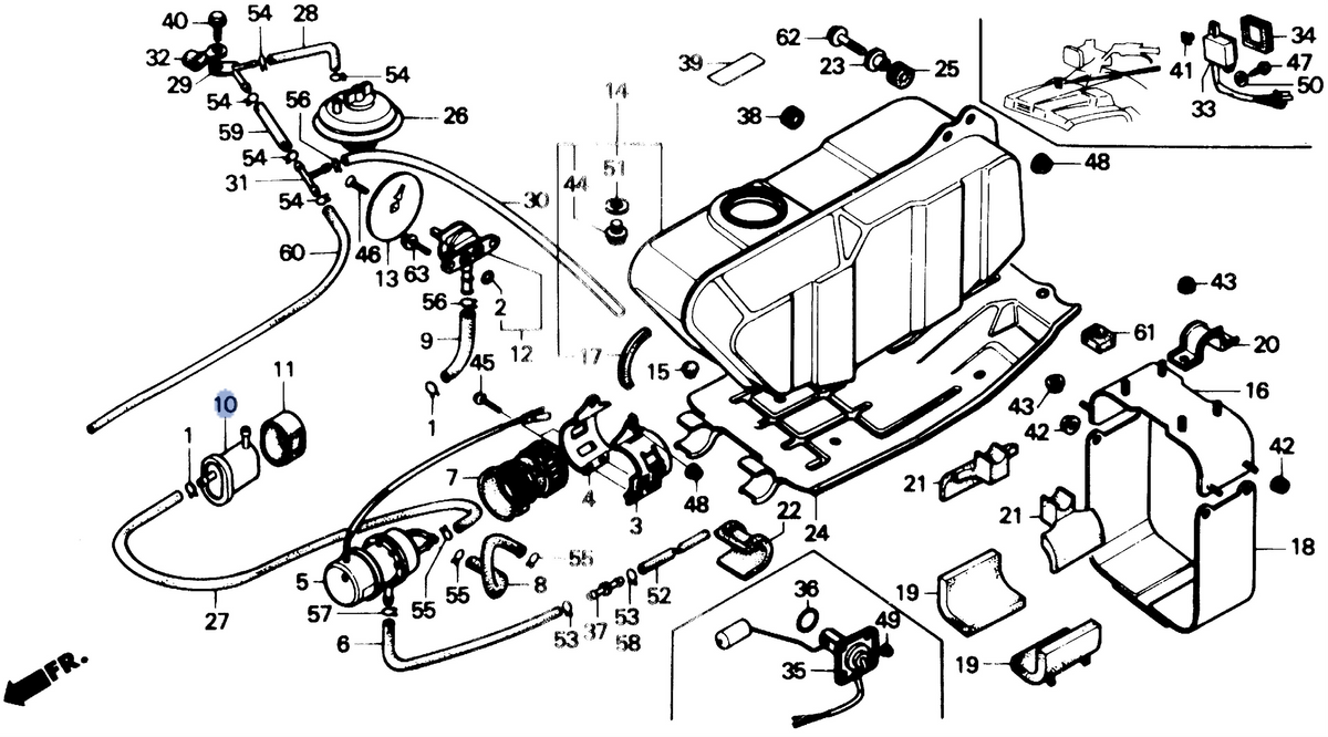 Honda OEM part 16900-HA7-671
