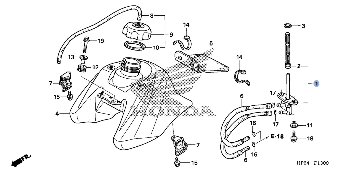Honda OEM part 16900-HP2-671