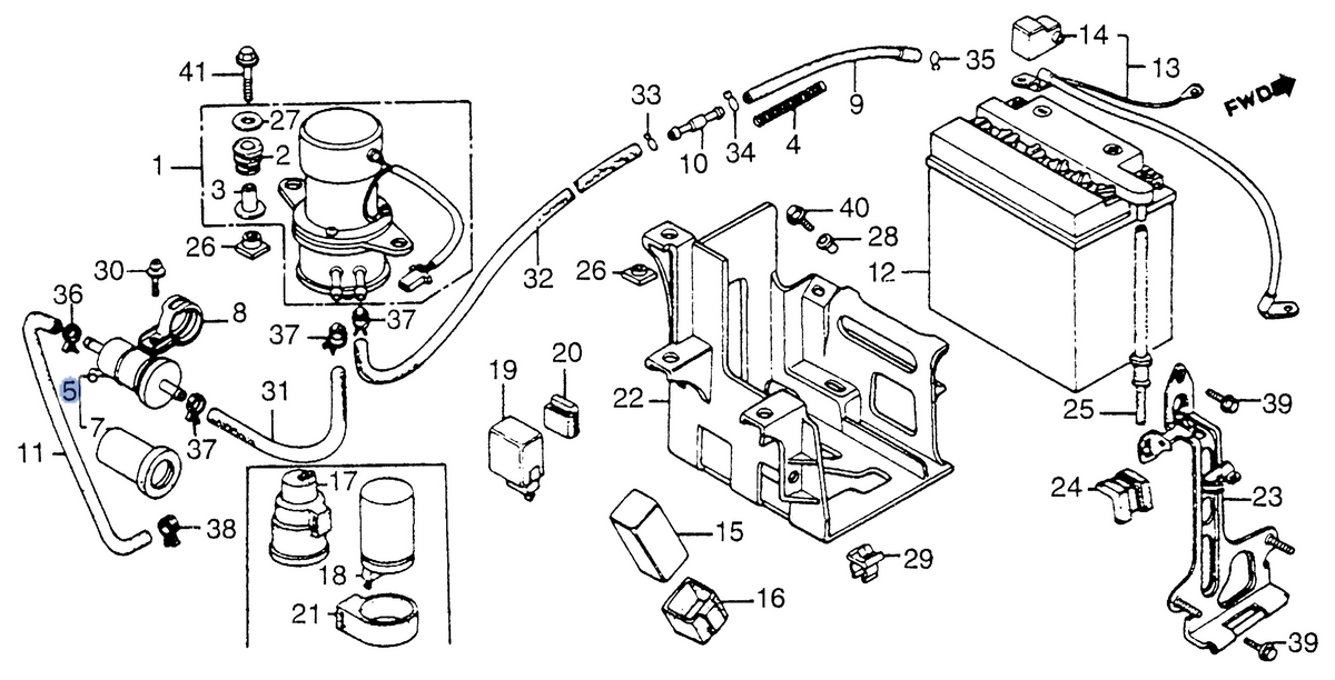 Honda OEM part 16900-MB1-930